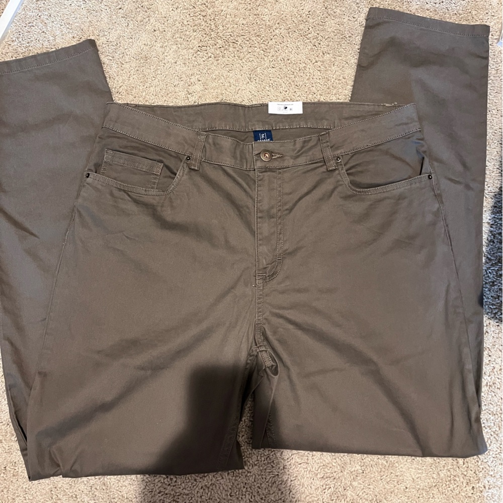 NWT! George Men's Chinos in Dark Brown